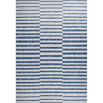 Sukie Modern Offset Stripe Indoor/outdoor Area Rug